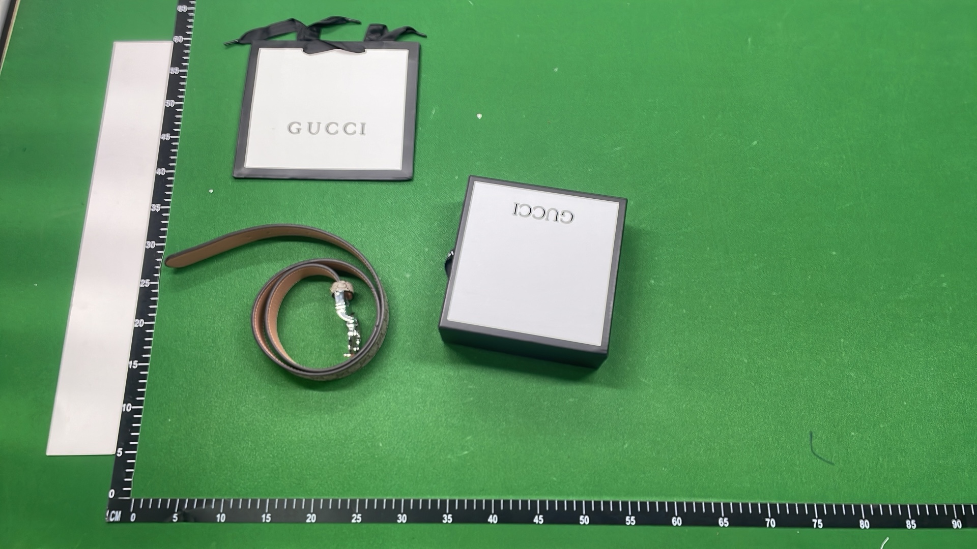 Gucci Interlocking G Belt with Signature Monogram Pattern