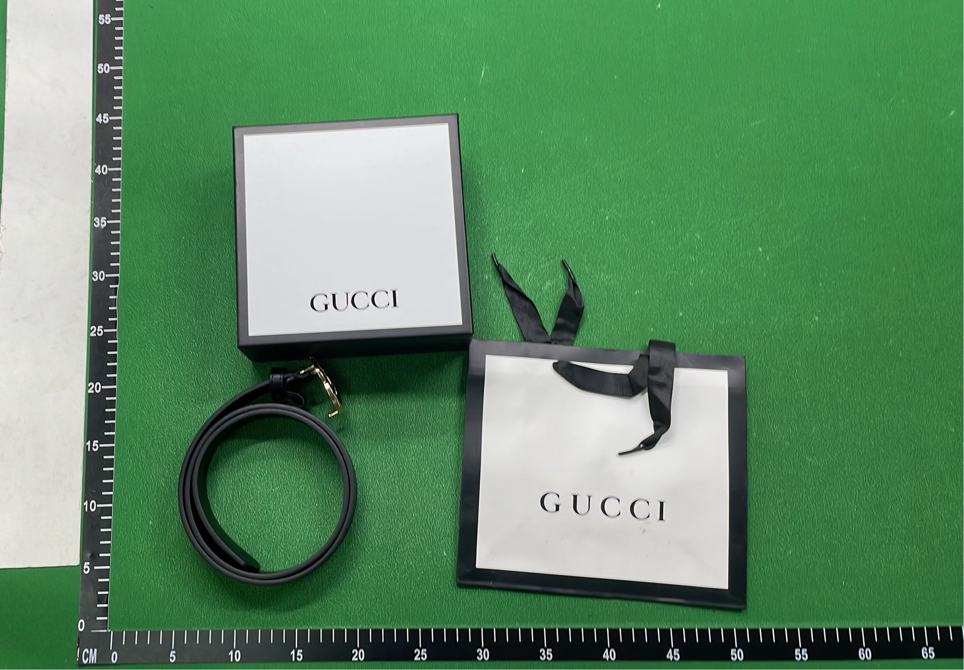 Gucci Interlocking G Belt with Signature Monogram Pattern