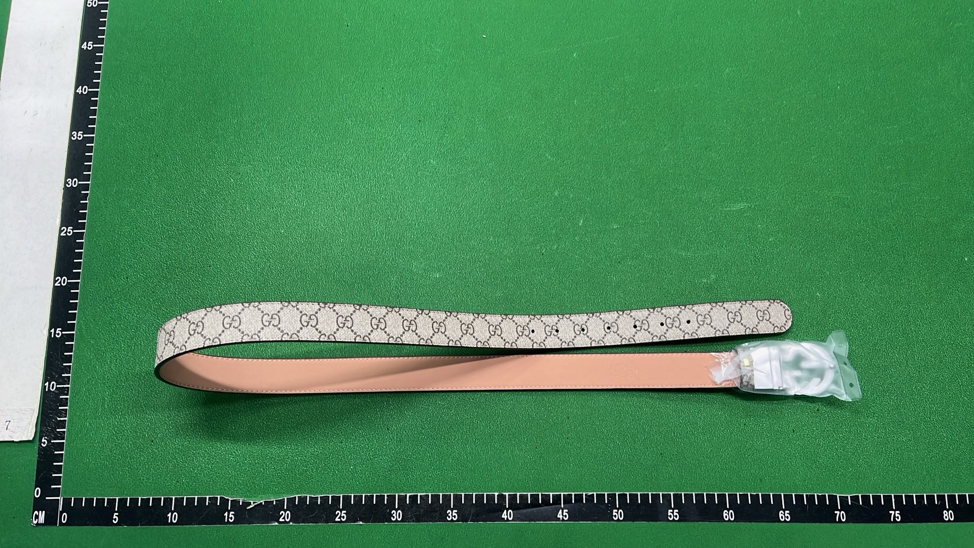 Gucci Interlocking G Belt with Signature Monogram Pattern