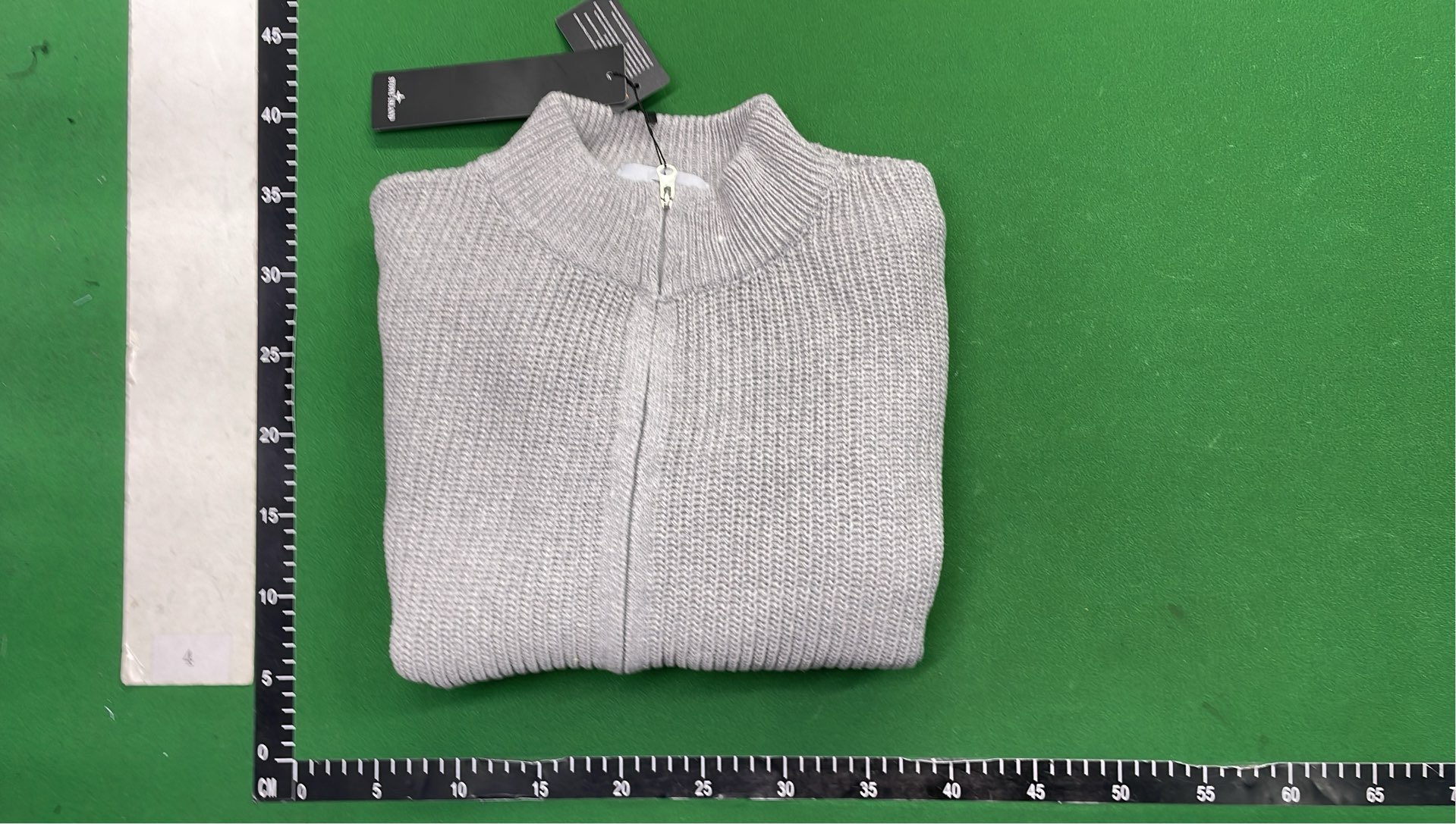 Stone Island Hooded Zip-Up Knit Sweater - Black