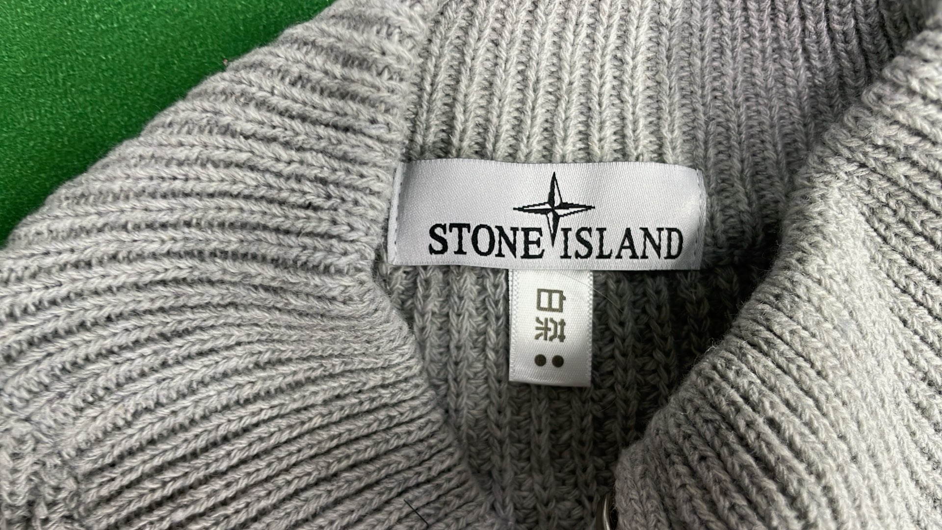 Stone Island Hooded Zip-Up Knit Sweater - Black