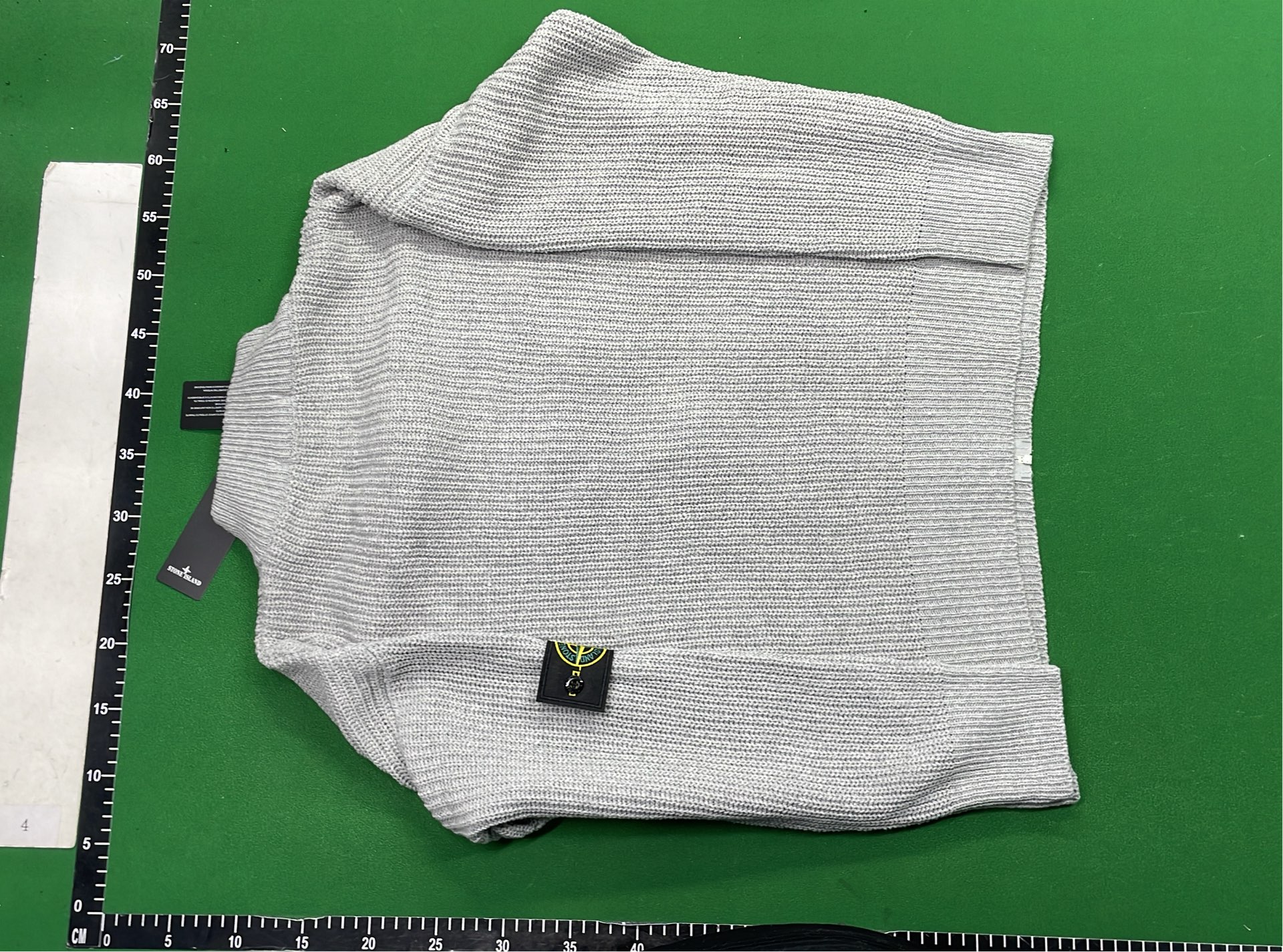 Stone Island Hooded Zip-Up Knit Sweater - Black