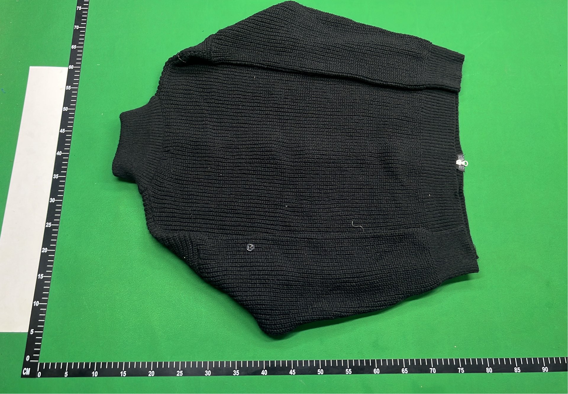 Stone Island High-End Knit Zip-Up Sweater Men's Fashion