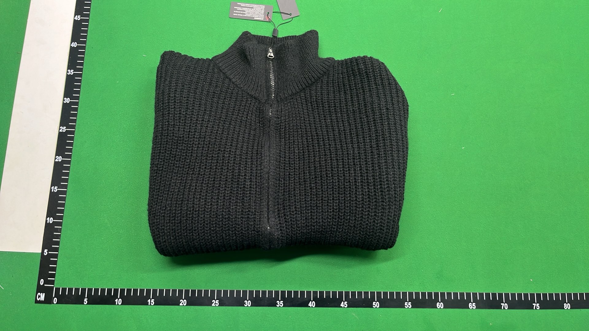 Stone Island High-End Knit Zip-Up Sweater Men's Fashion