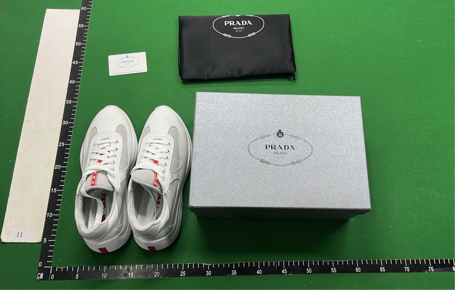Black Patent Leather Sneakers with Red Accent