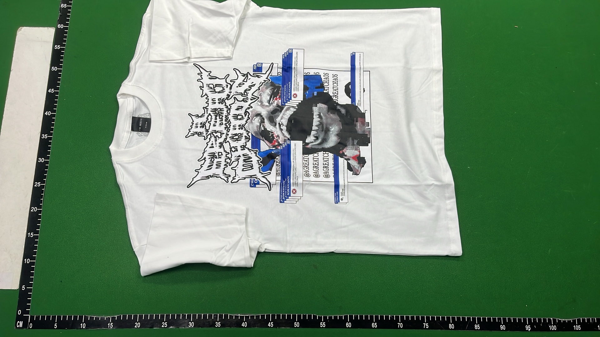 AGREATCHAOS Graffiti Skull T-Shirt - Street Art Design