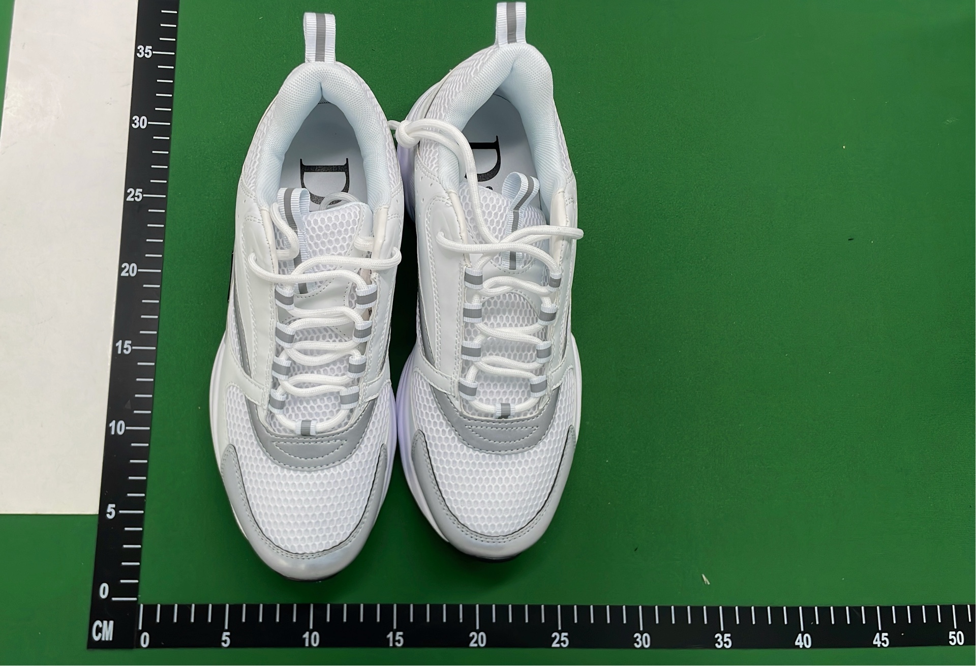 Dior Sneakers - Black, White & Blue Mesh Running Shoes