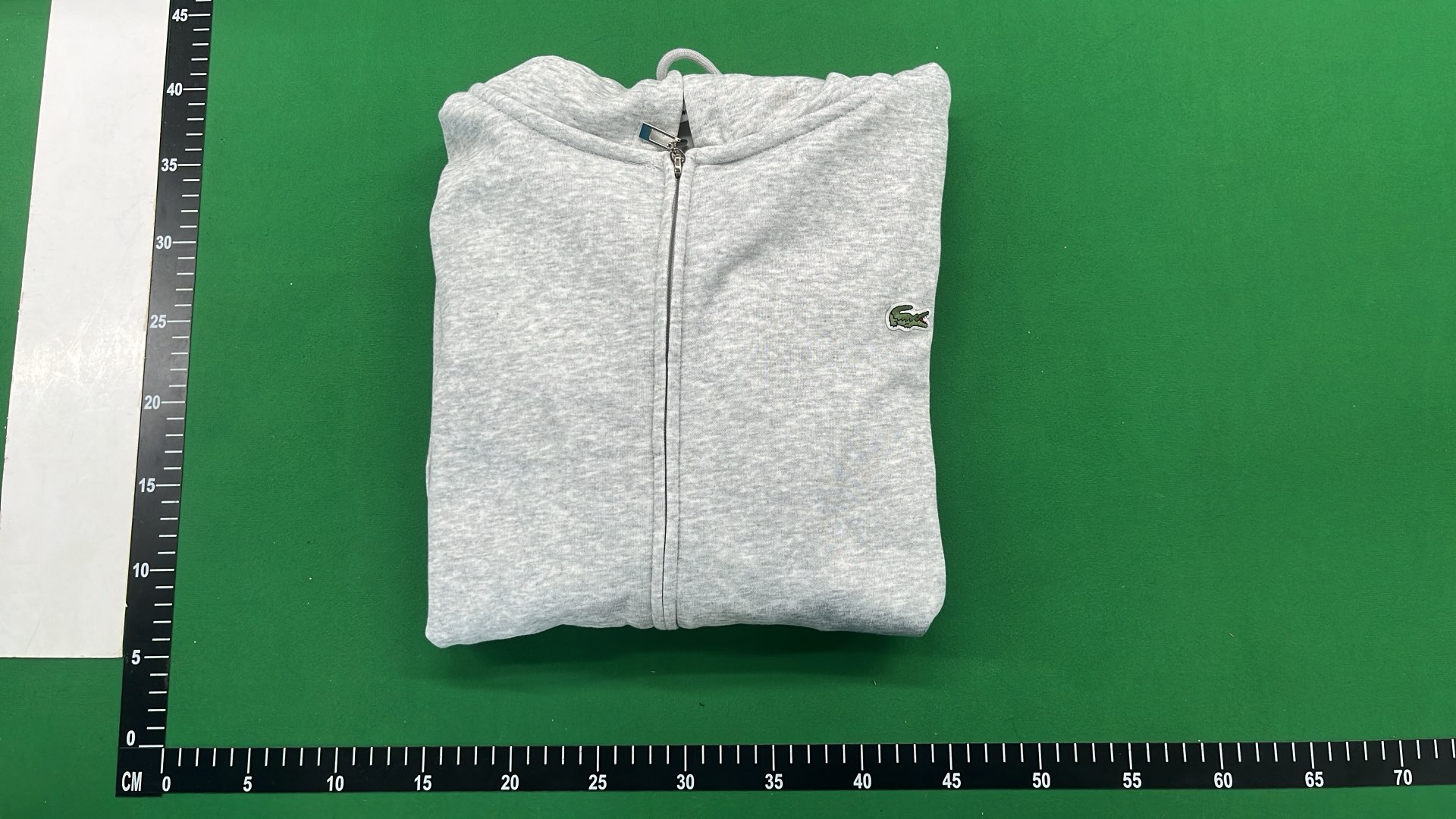 Lacoste Men's Navy Blue Full-Zip Hoodie with Crocodile Logo
