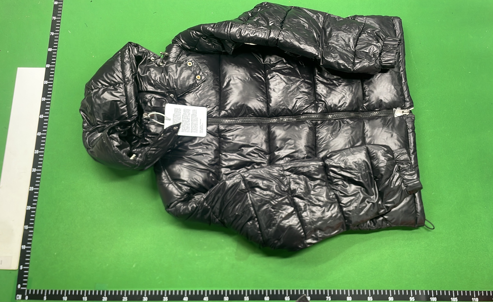 Moncler Black Puffer Jacket with Hood