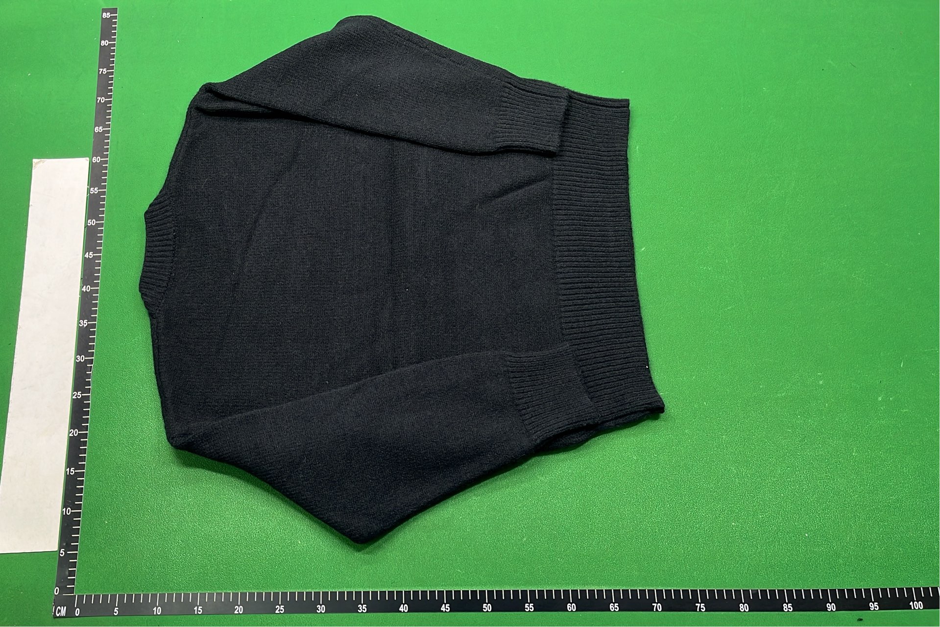 Saint Laurent Black Knit Sweater with Logo
