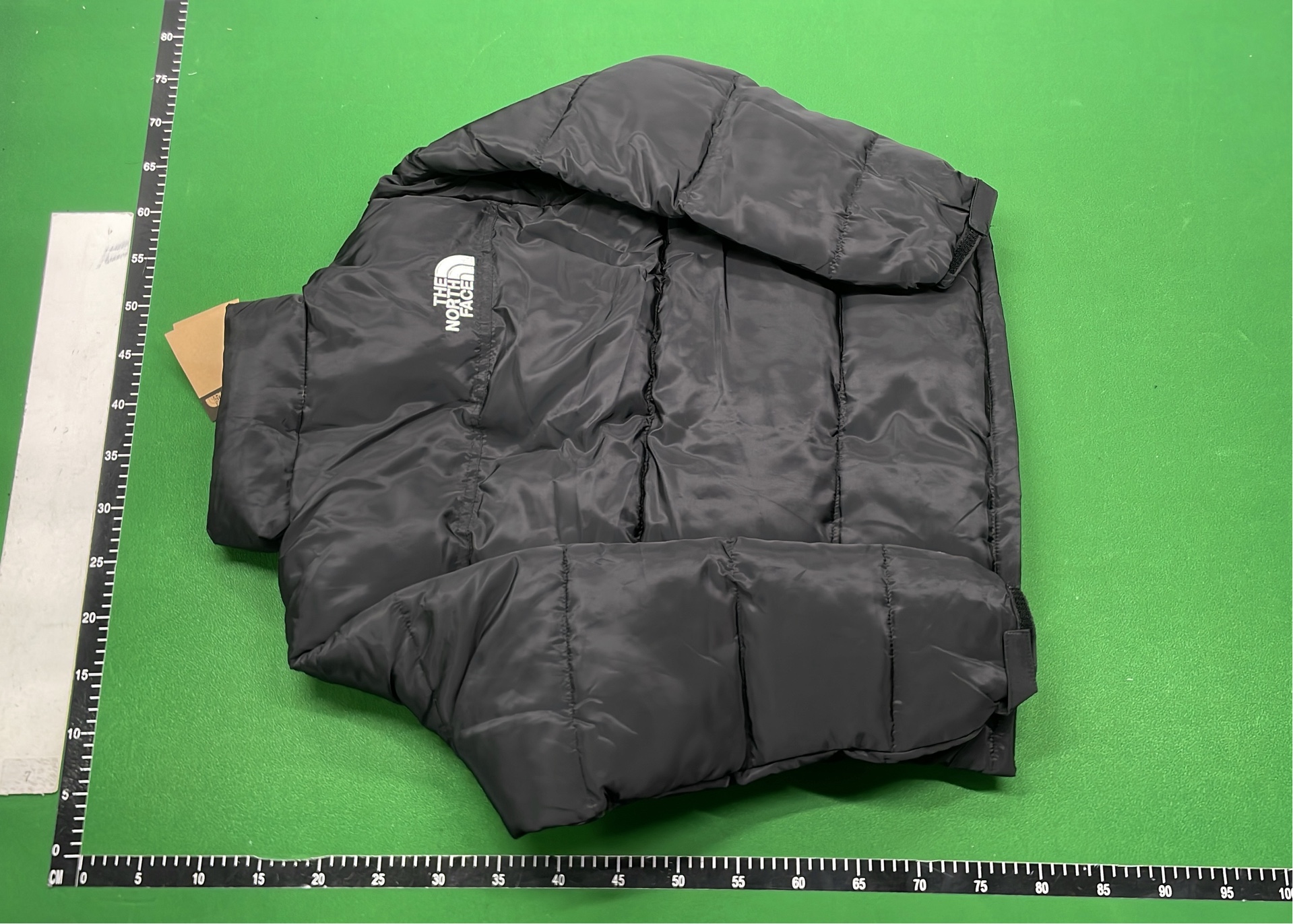The North Face White Black Puffer Jacket