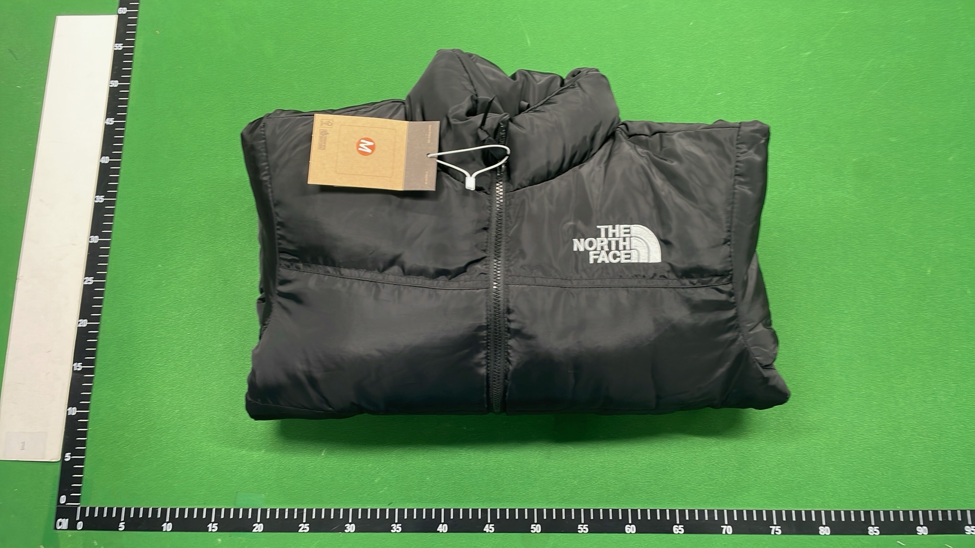 The North Face White Black Puffer Jacket