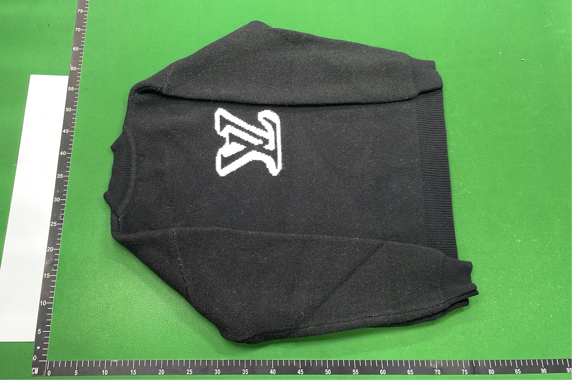 Louis Vuitton LV Logo Knit Sweater in Gray and Black