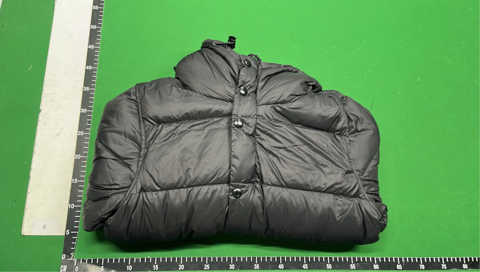 Burberry Black Puffer Jacket with Check Lining and Logo Patch
