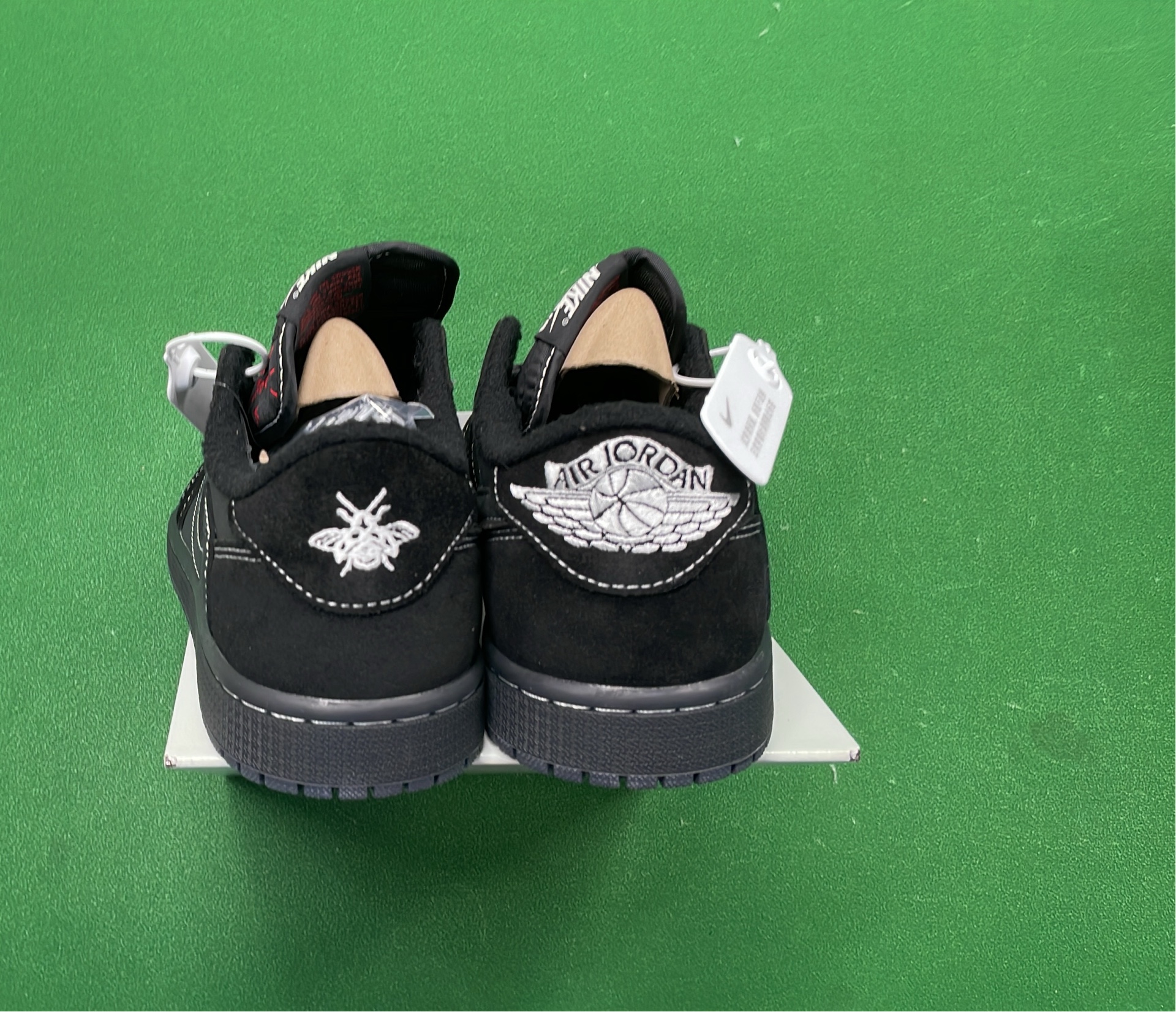 Air Jordan 1 Low Purple White Black Sneakers