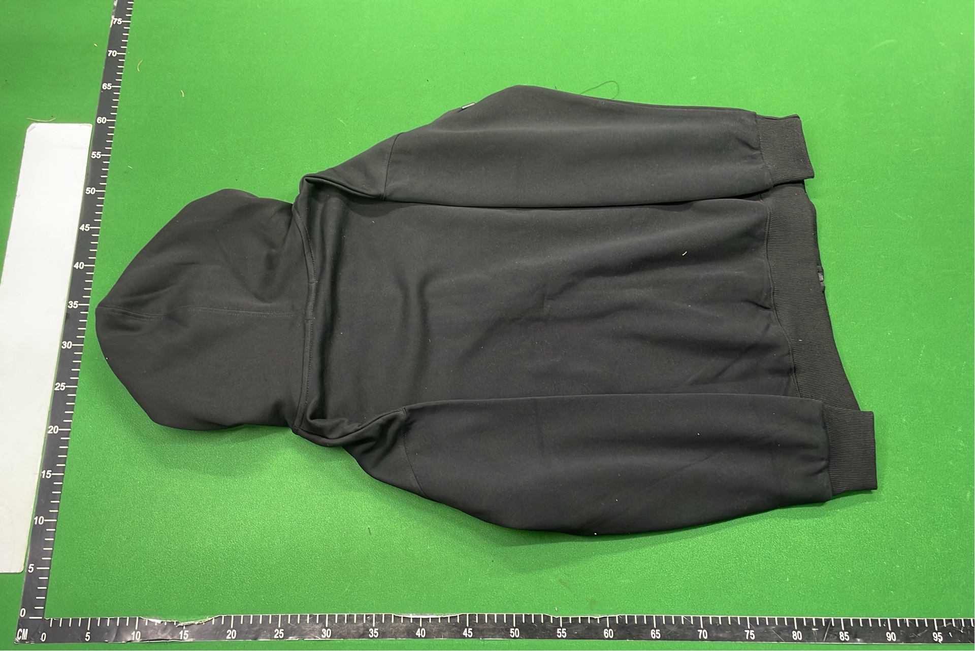 White Moncler Zip-Up Hoodie with Logo Patch