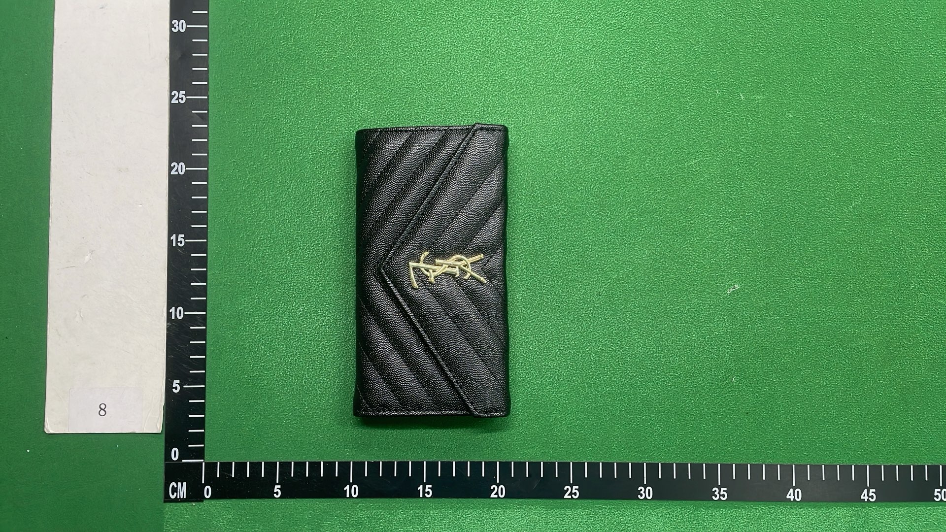 Saint Laurent Black Monogram Clutch Bag