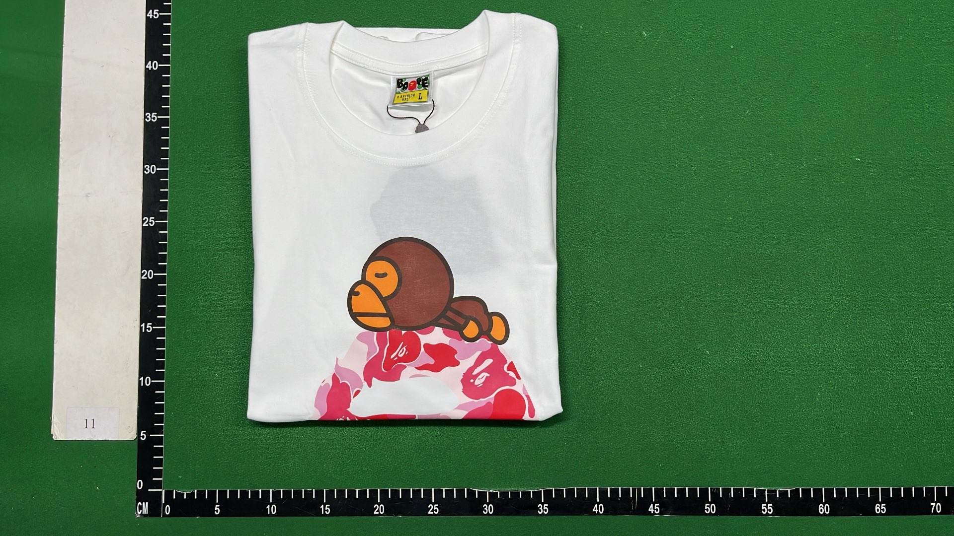 A Bathing Ape x Fragment Design Camo T-Shirt Black