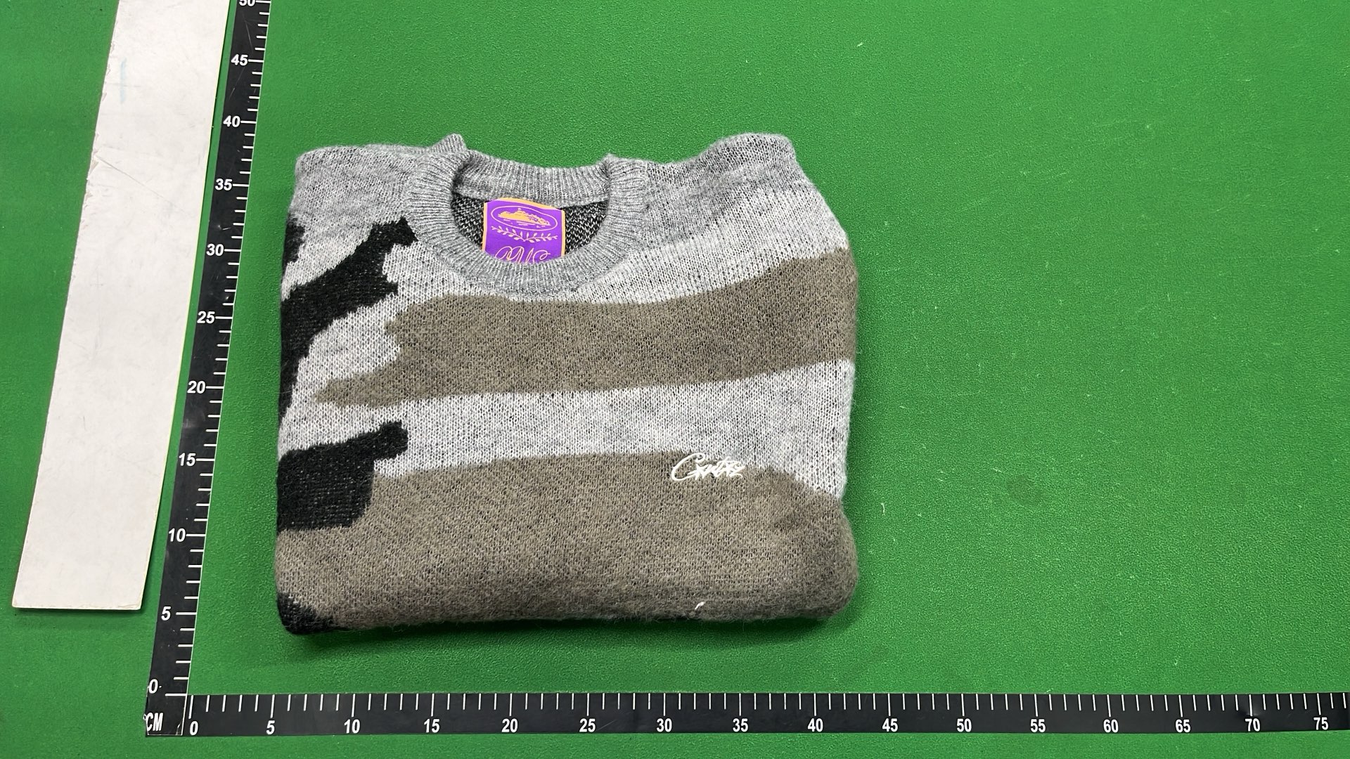 Bape Camouflage Knit Sweater Grey Black