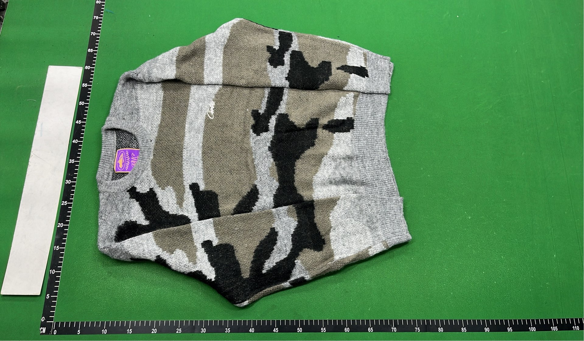 Bape Camouflage Knit Sweater Grey Black