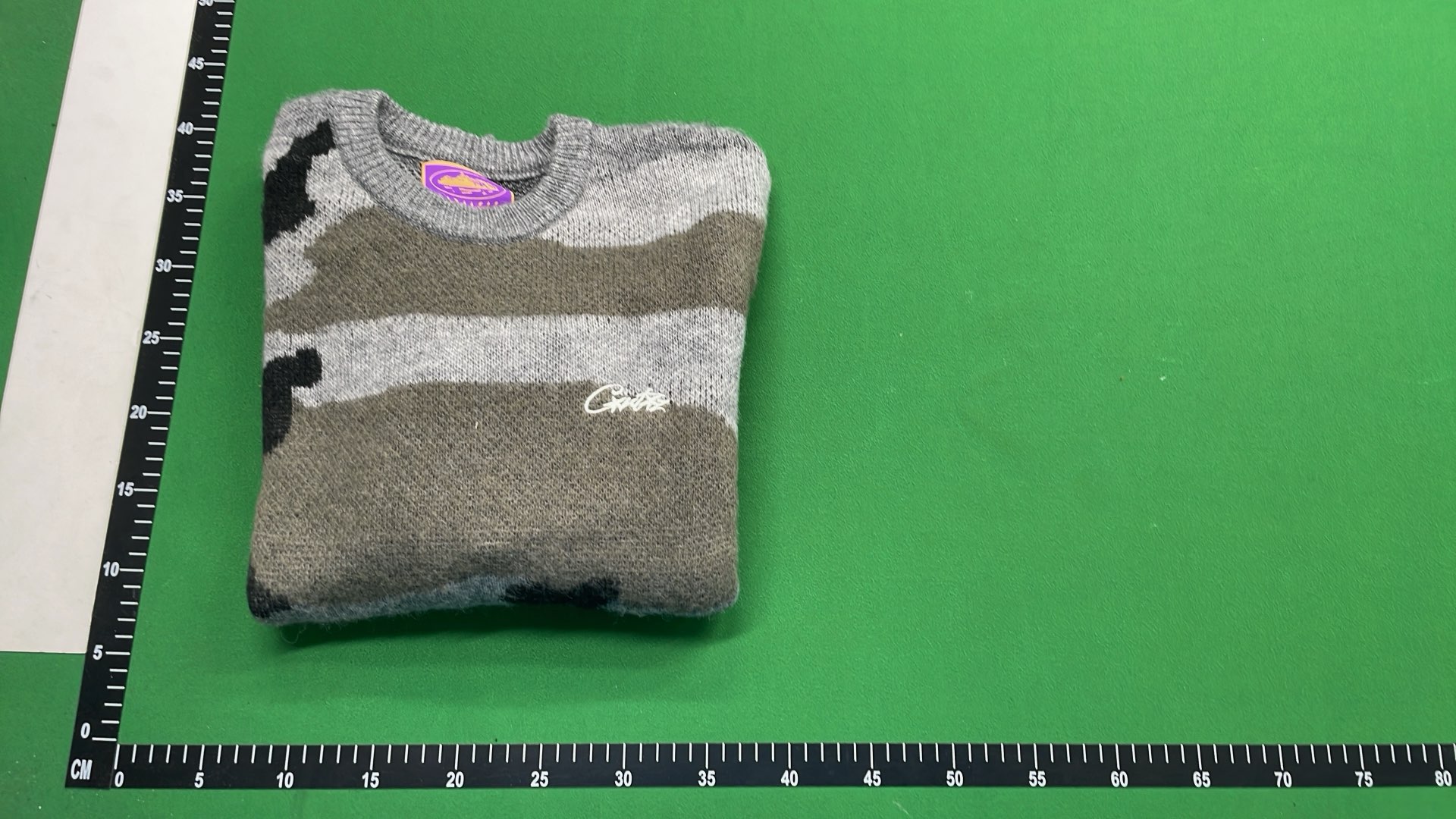 Bape Camouflage Knit Sweater Grey Black
