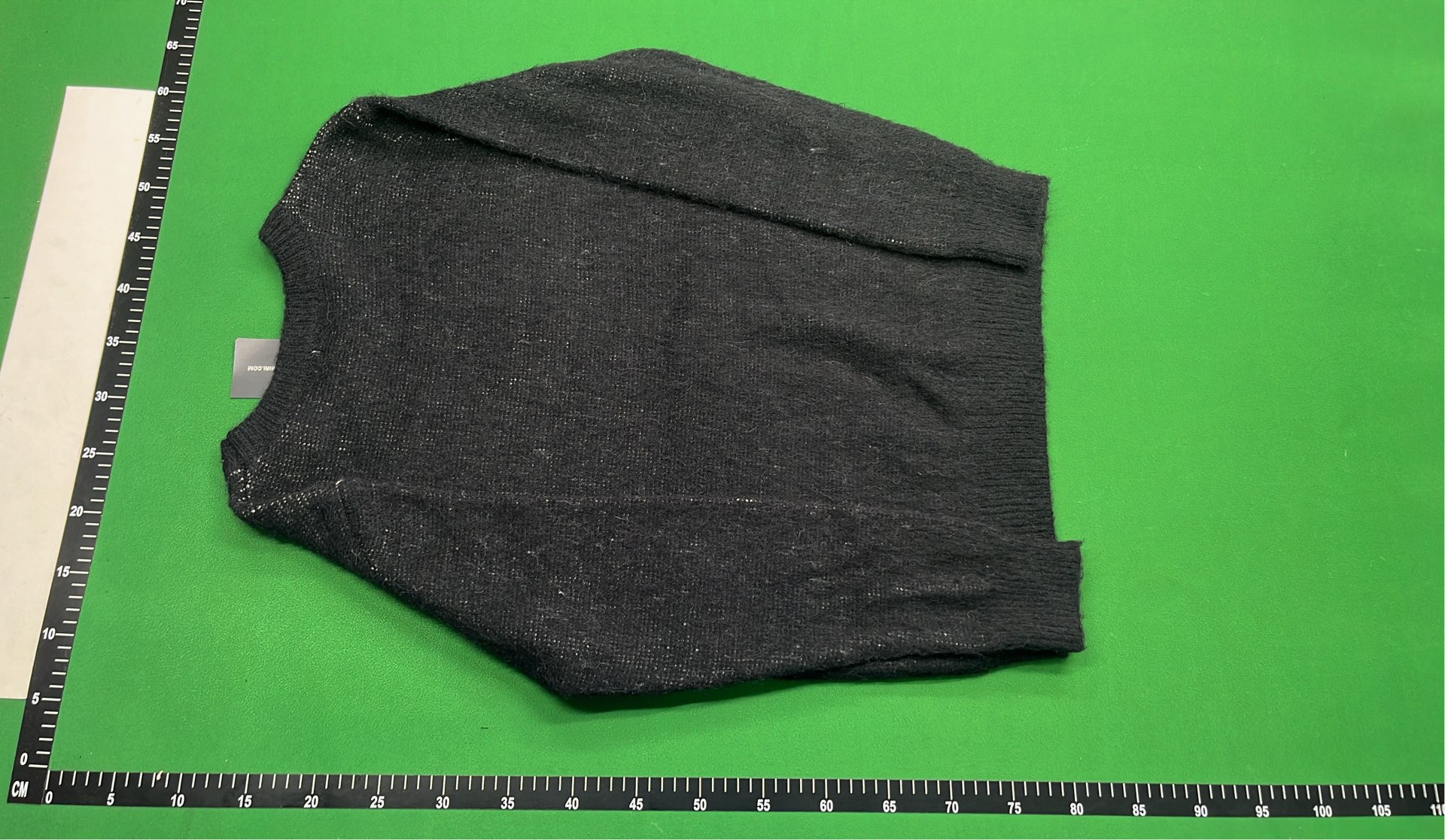 AMIRI Light Blue Knit Sweater with Logo Print