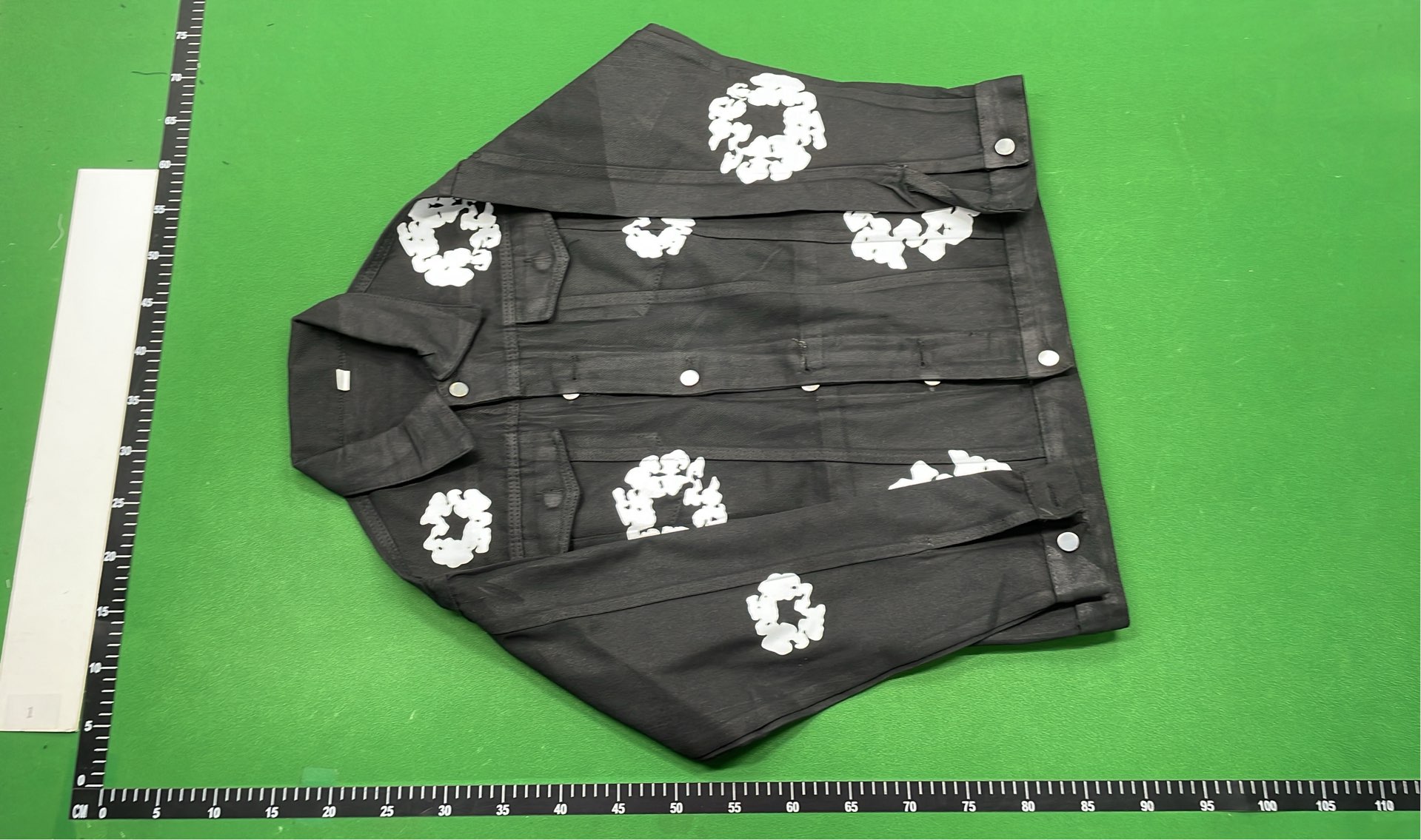 Floral Print Denim Jacket and Pants Set
