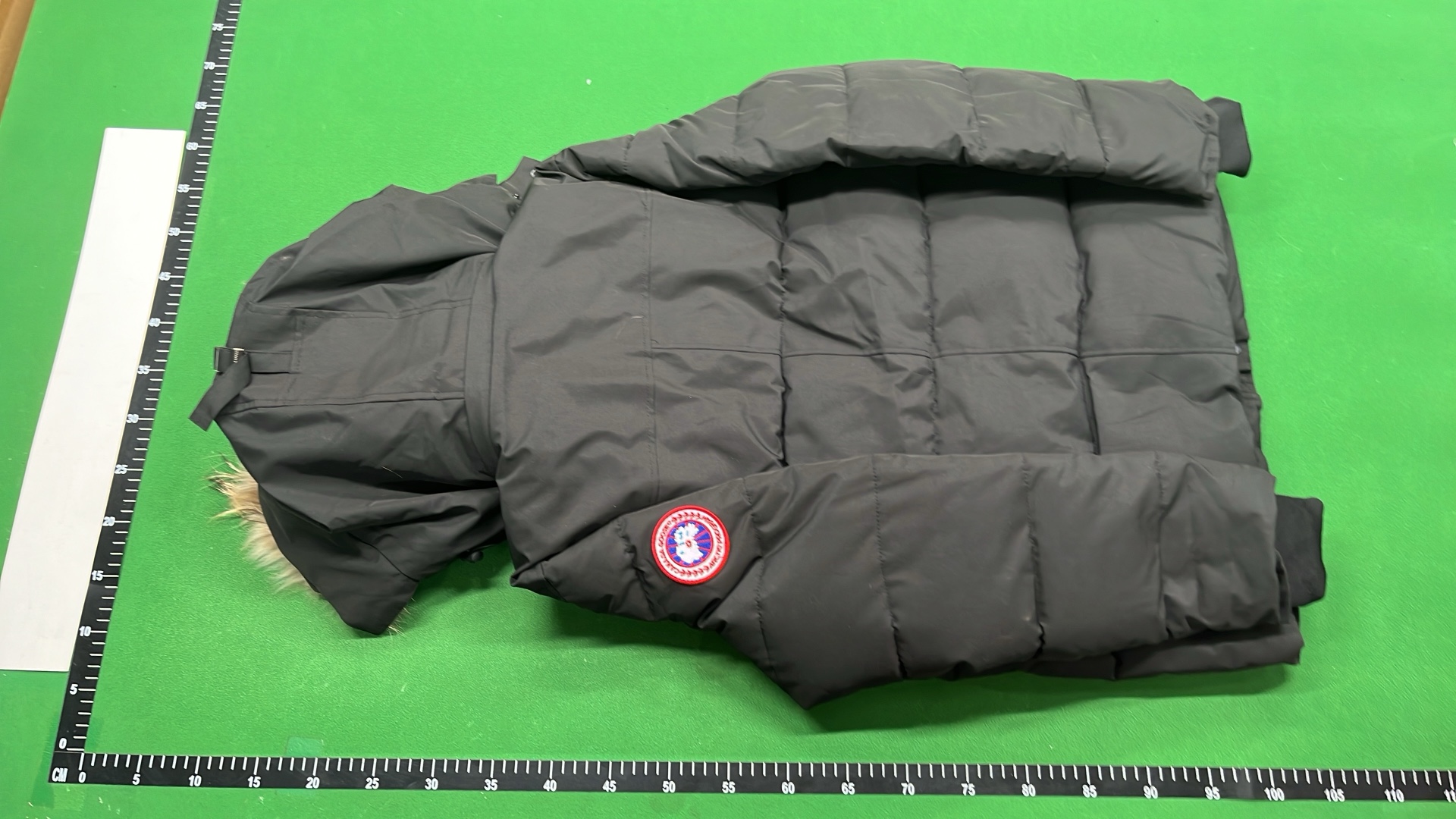 Canada Goose Down Jacket with Fur Hood