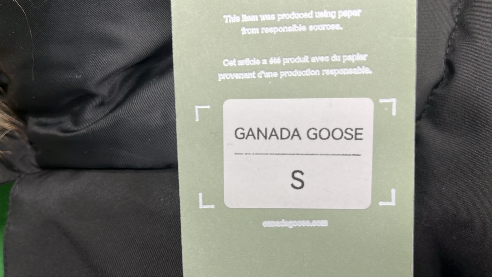 Canada Goose Down Jacket with Fur Hood