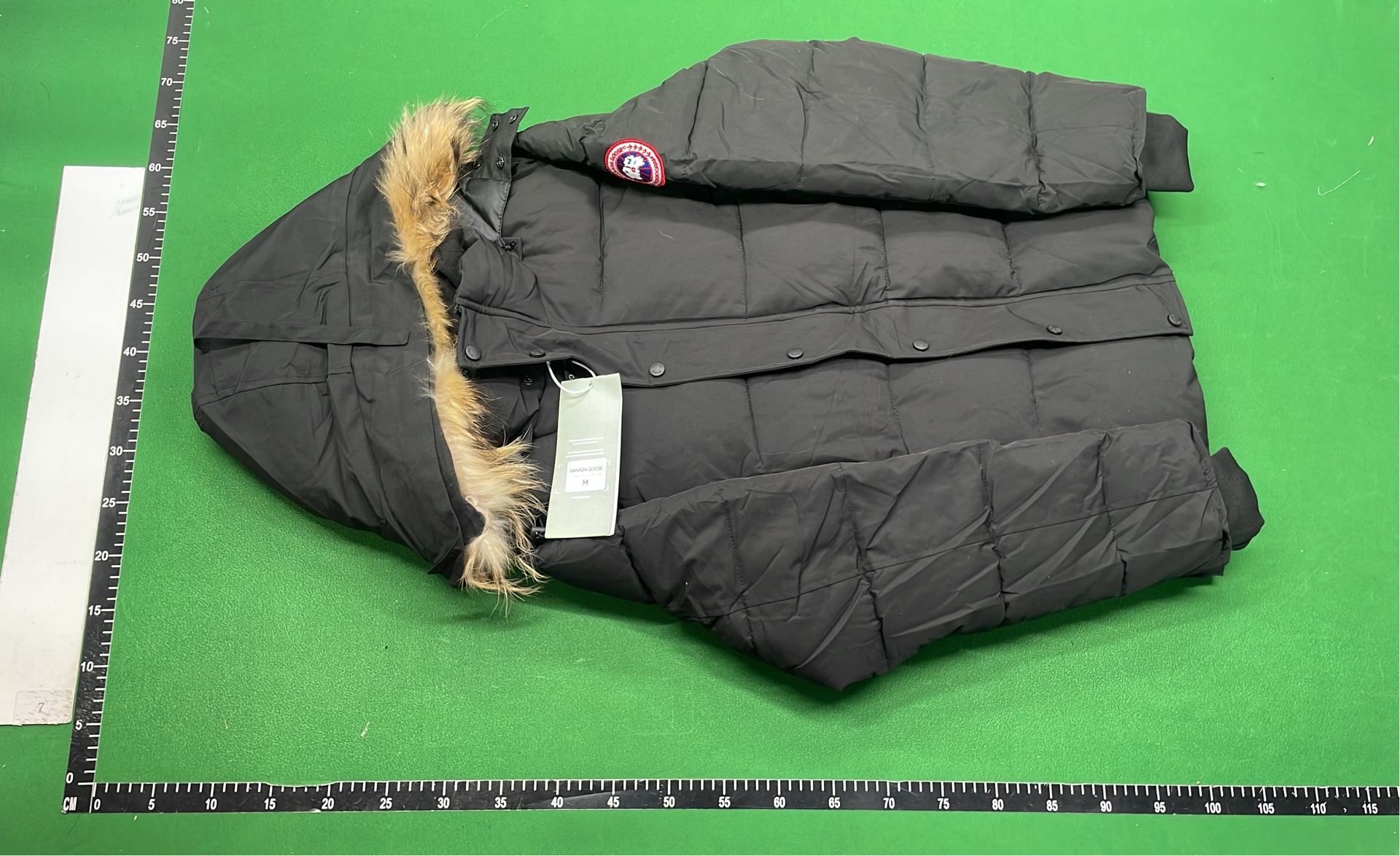 Canada Goose Down Jacket with Fur Hood