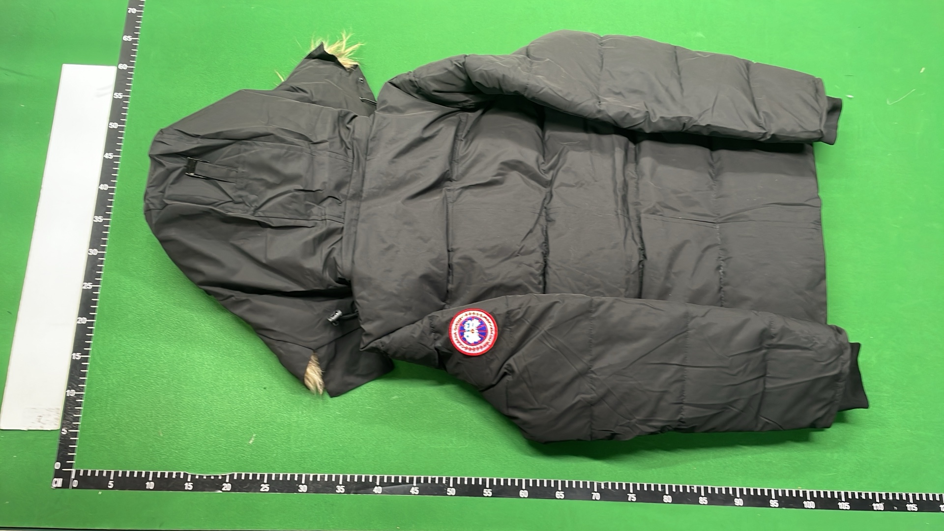 Canada Goose Down Jacket with Fur Hood