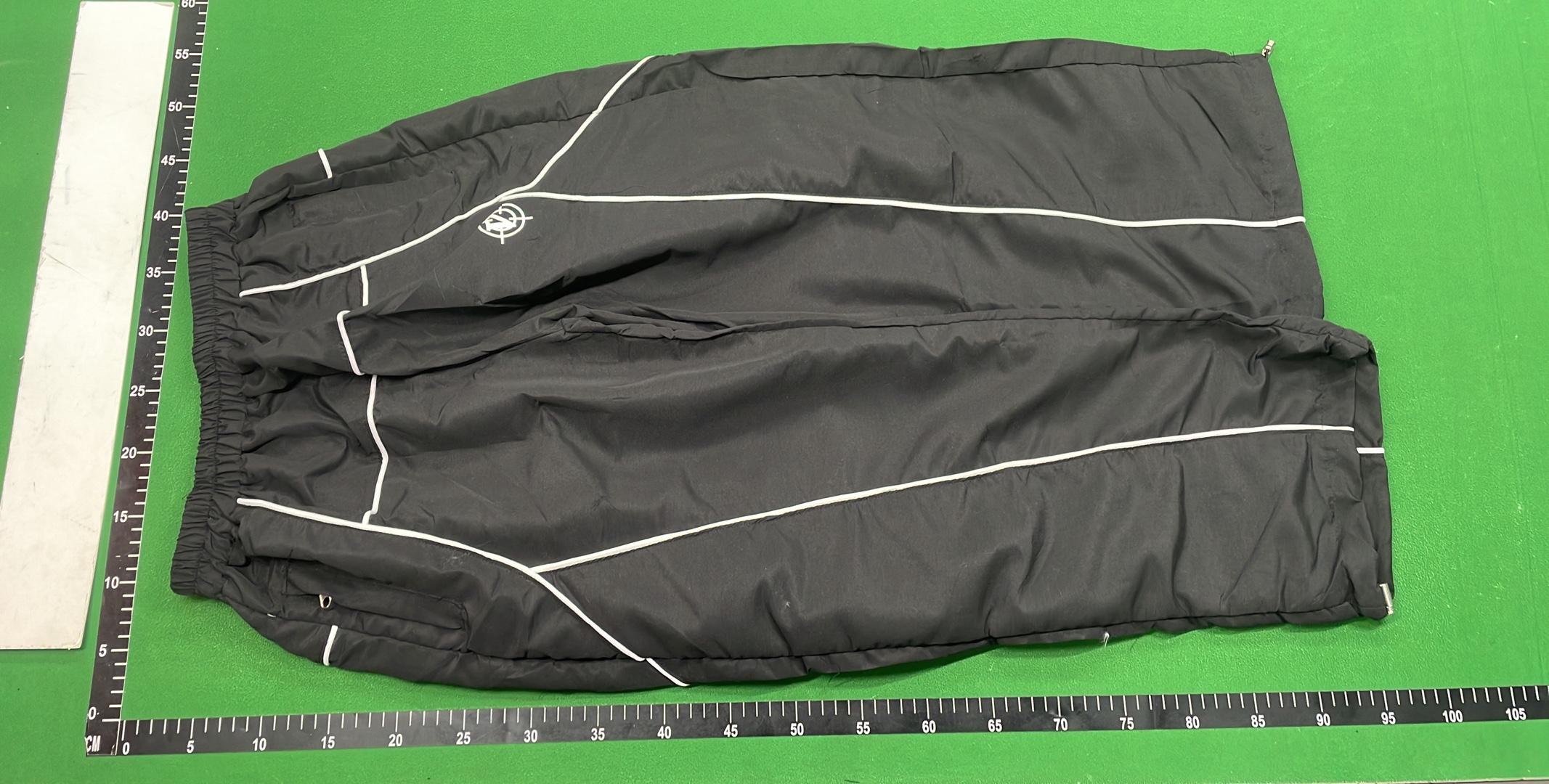 GANTY Black Track Suit with White Piping - Men's Athletic Wear