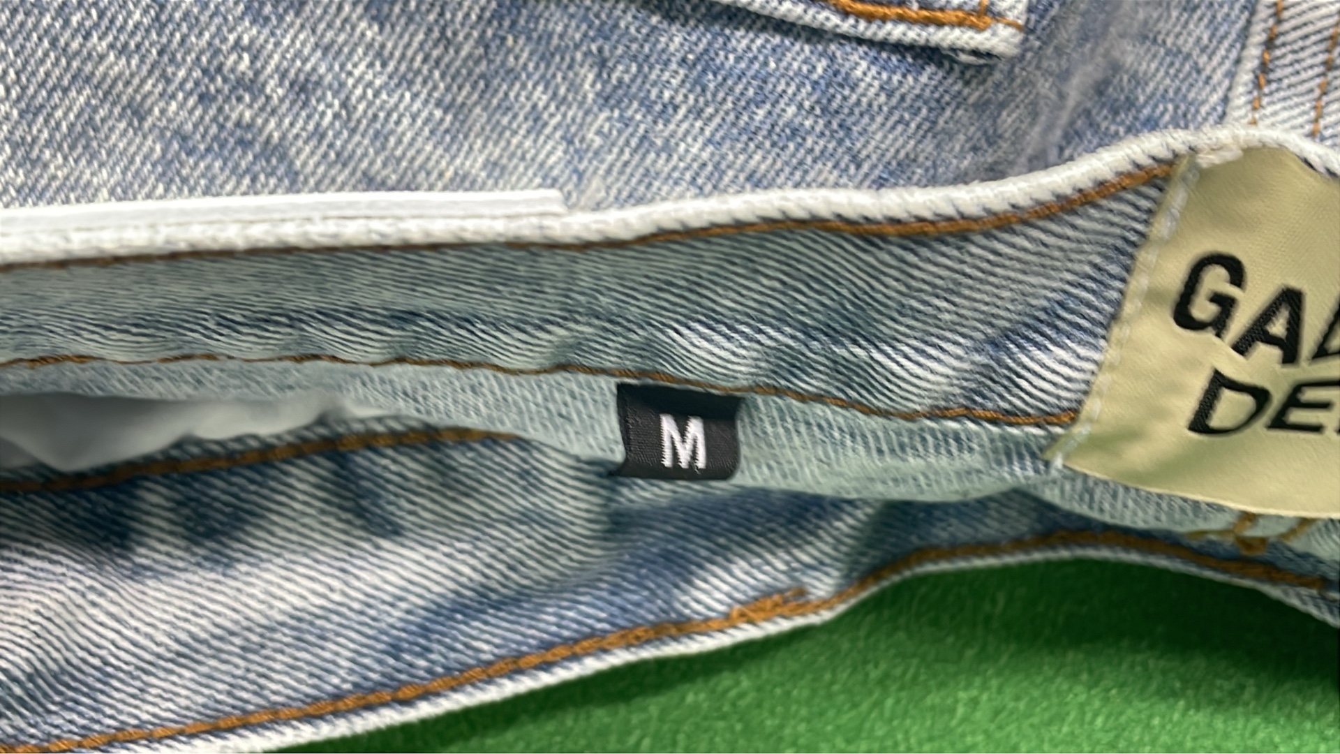Vintage Patchwork Denim Jeans with Frayed Hem
