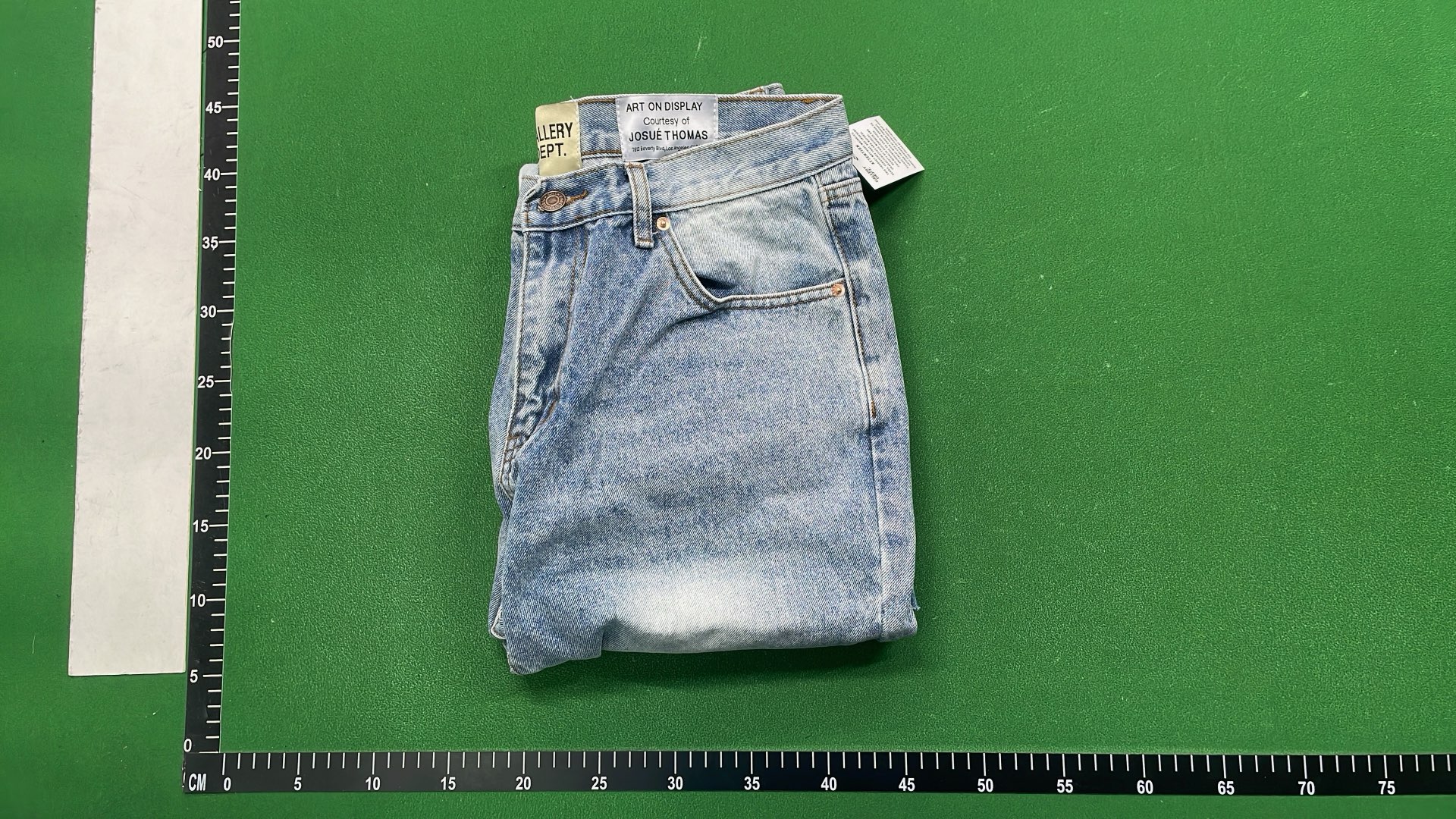 Vintage Patchwork Denim Jeans with Frayed Hem