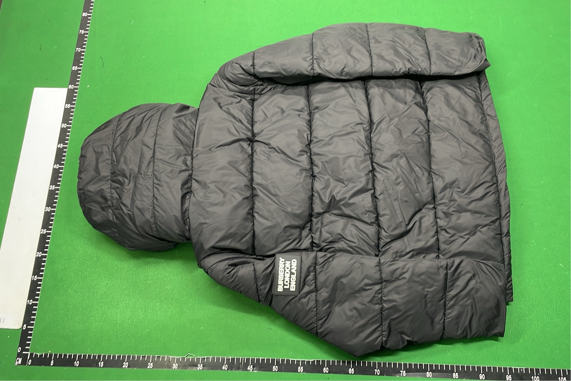 Moncler Black Down Jacket with Fur Hood