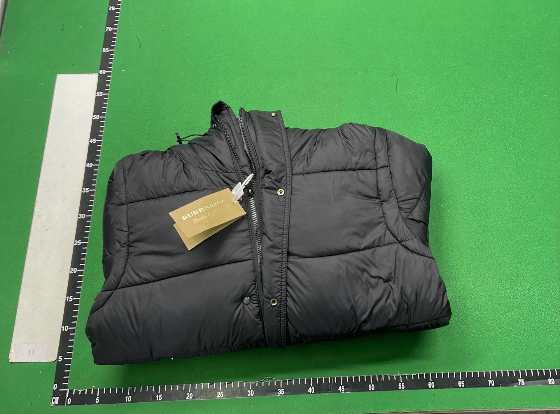 Moncler Black Down Jacket with Fur Hood