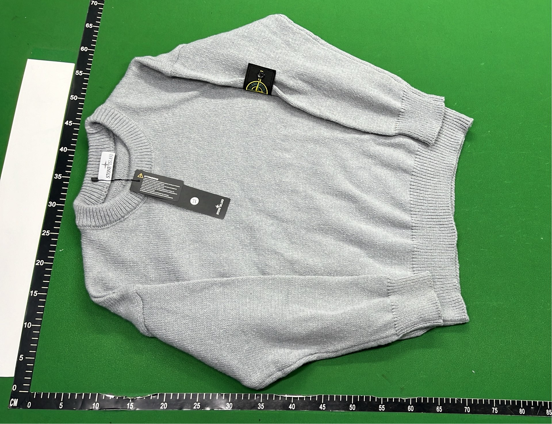 Stone Island Knit Sweater Vest with Colorful Patches