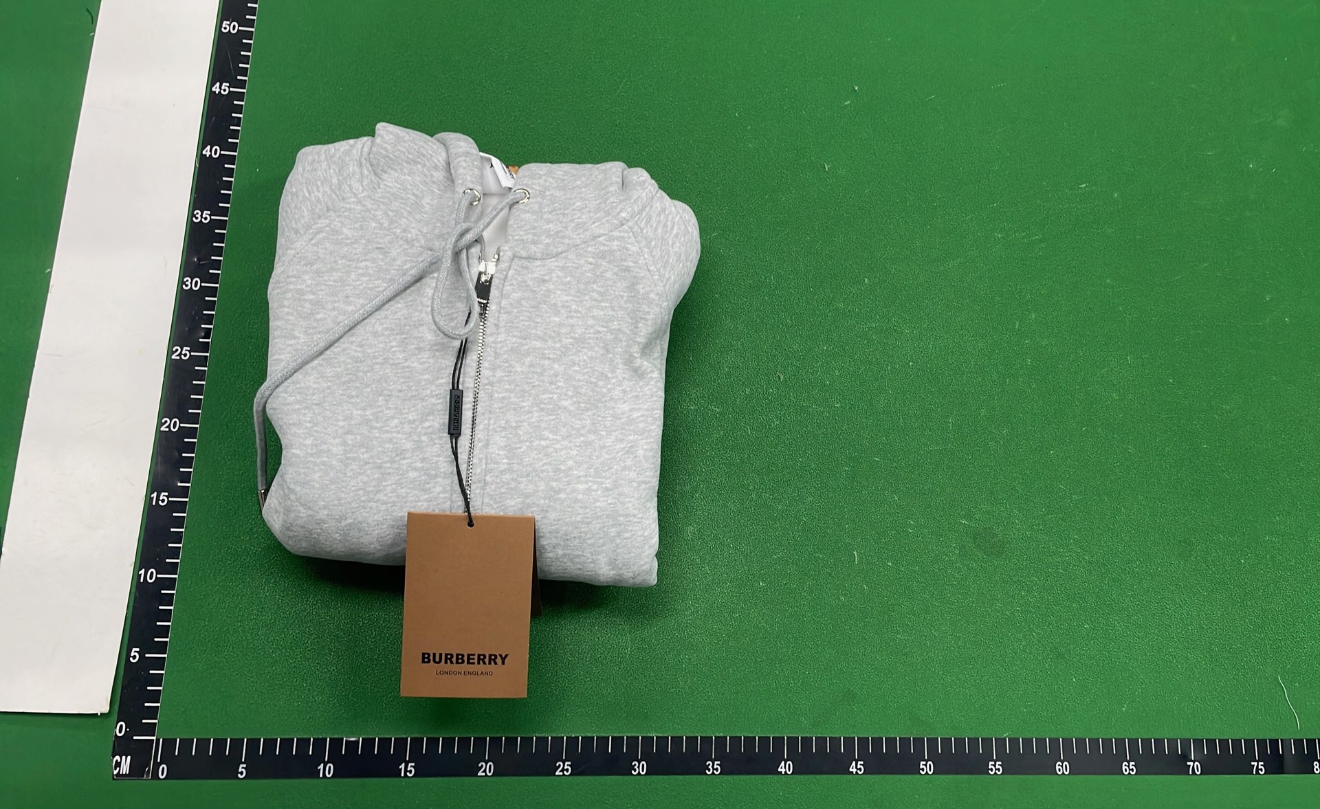 Dark Rose Hoodie with Check Lining Zip-Up Sweatshirt