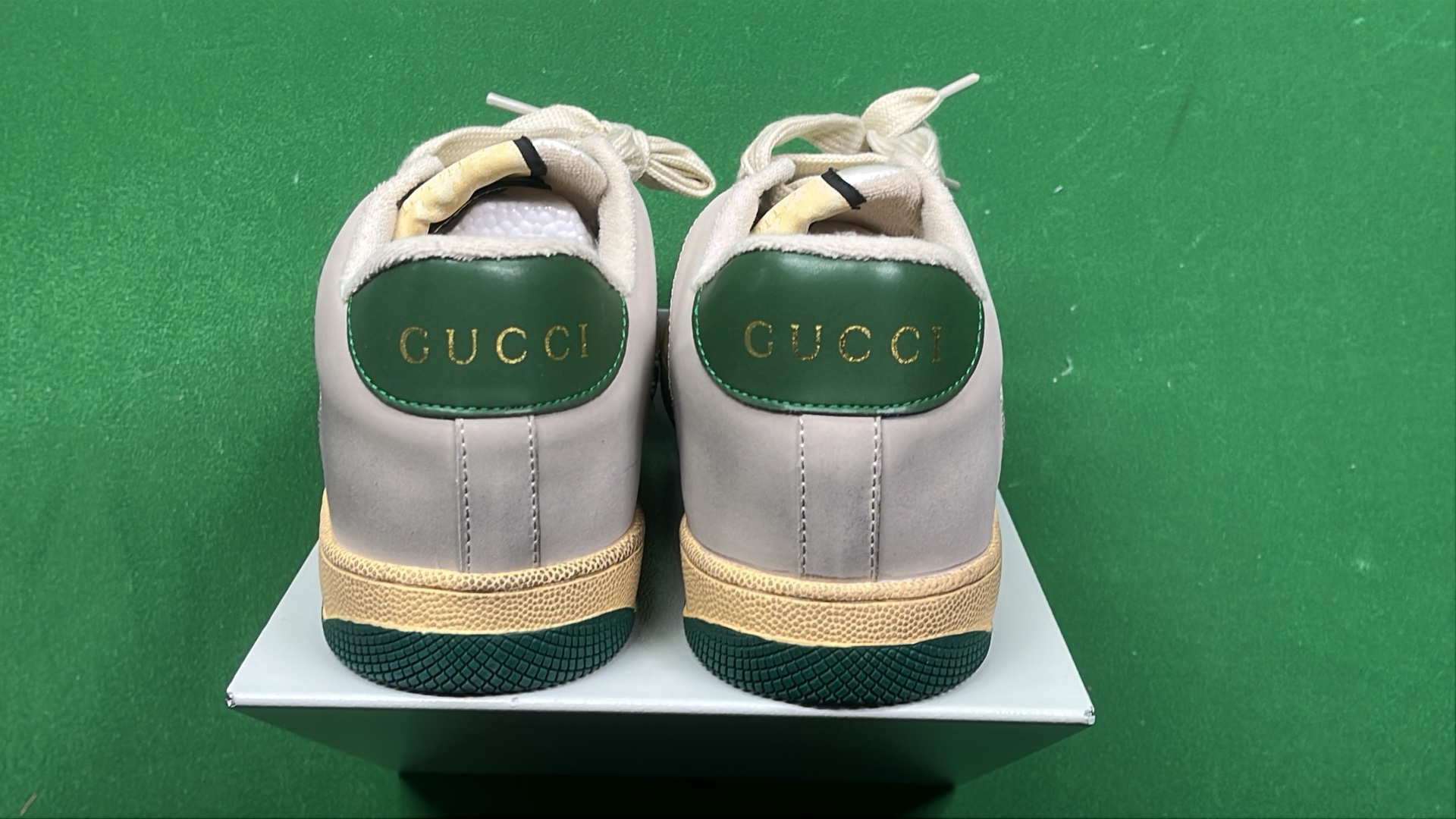  🔥1:1 batch 2023 new G home genuine leather distressed white shoes for men and women viscose shoes – QC photos preview | CnFans  | 7526826699