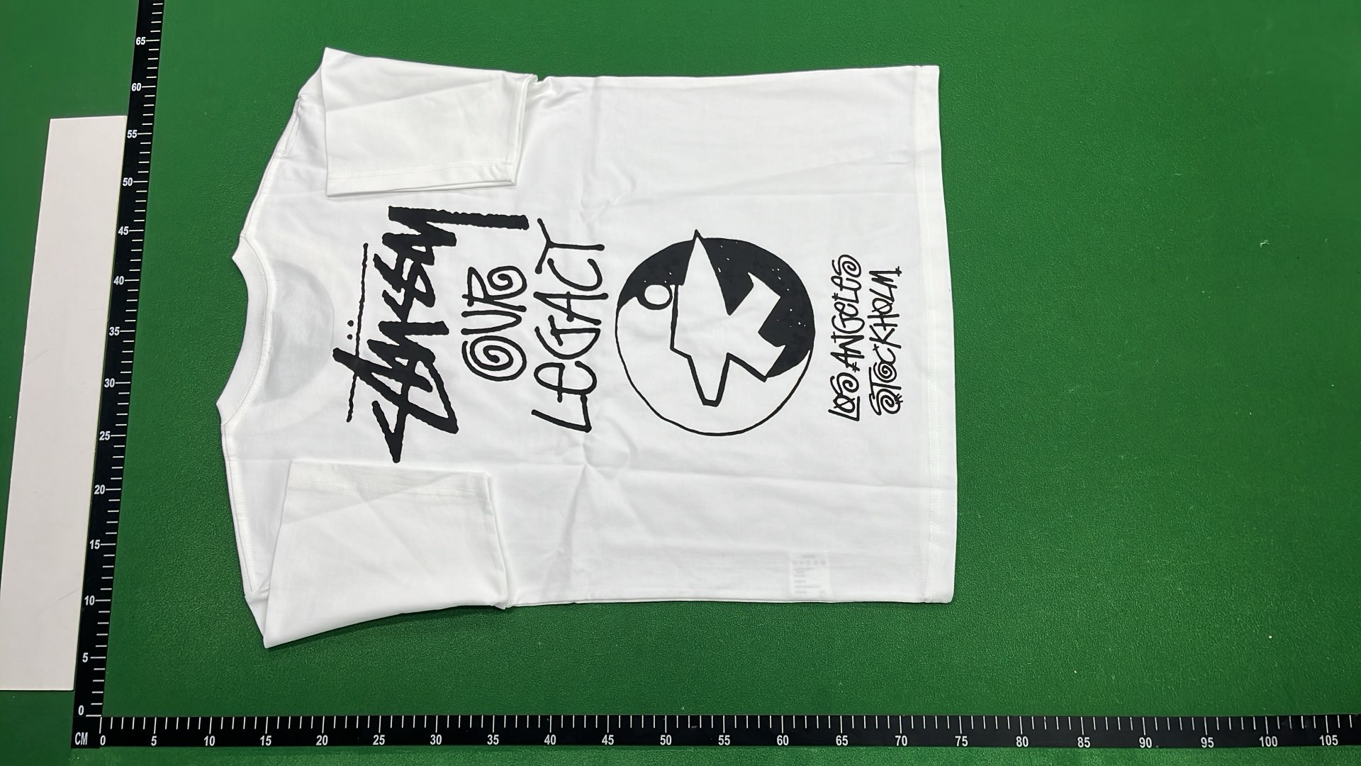 Stussy Hoodie Black and White Logo Sweatshirt for Men and Women