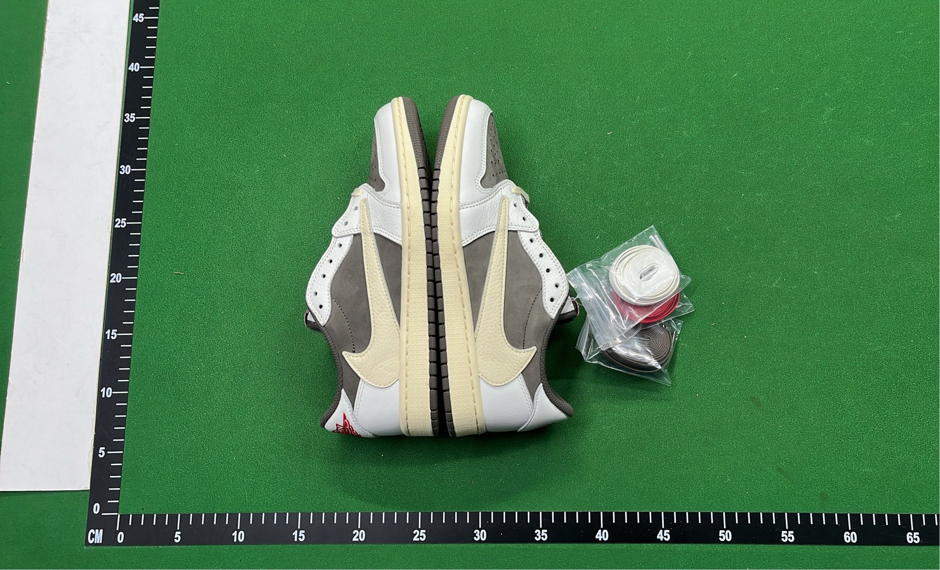 Nike Air Jordan 1 Low Grey White Cream Suede Sneakers