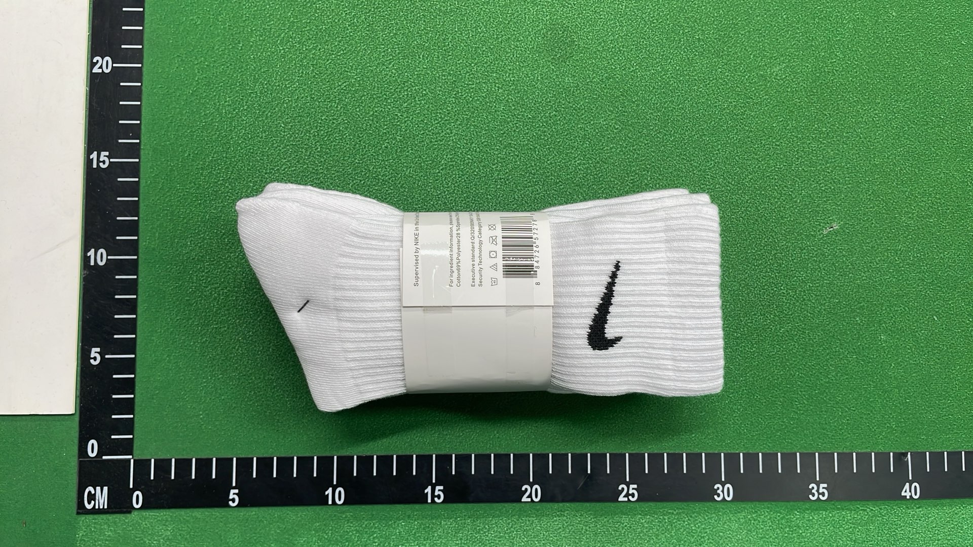 Nike Elite Everyday Crew Socks White Black