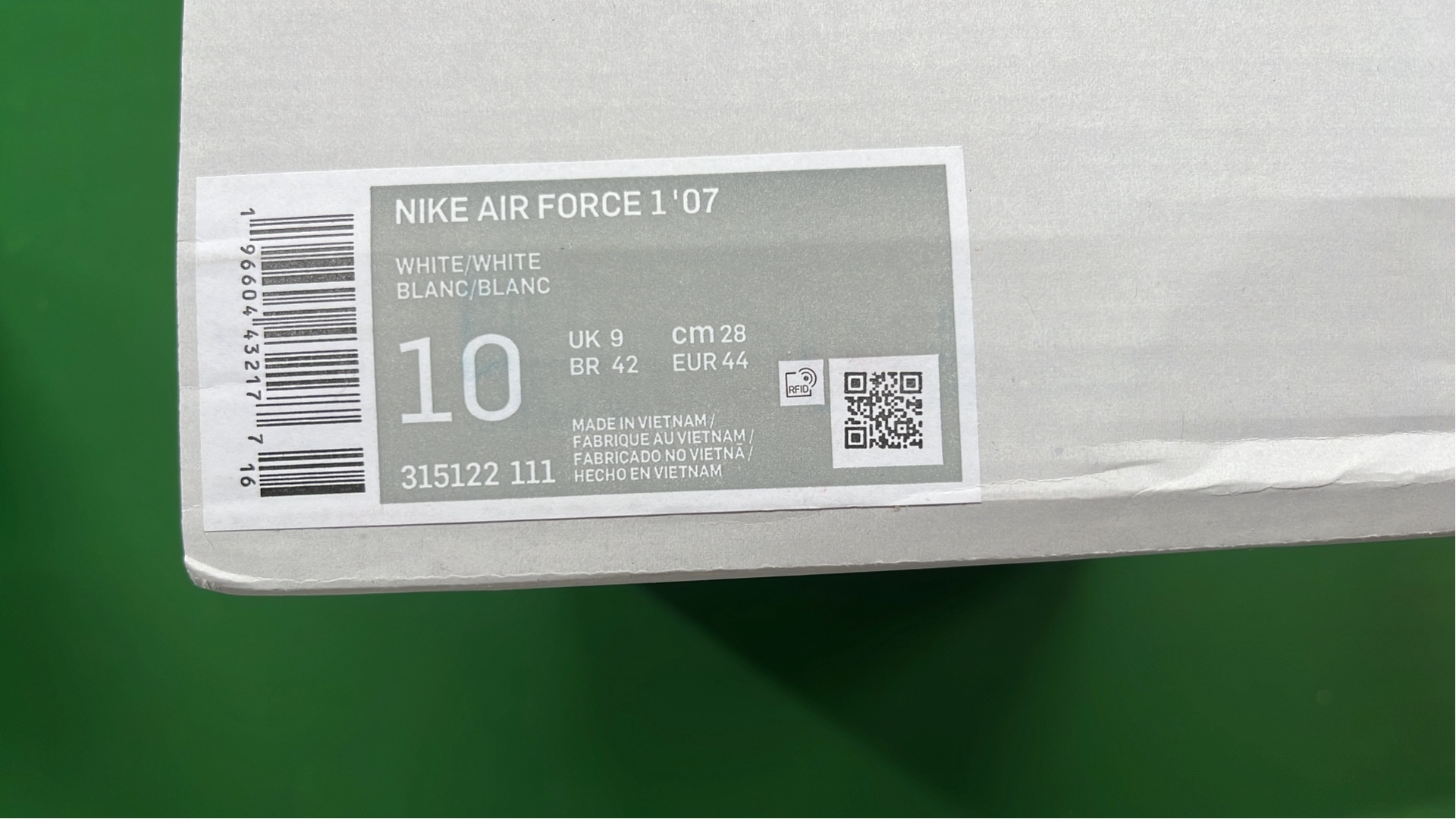 Nike Air Force 1 Low White Casual Sneakers