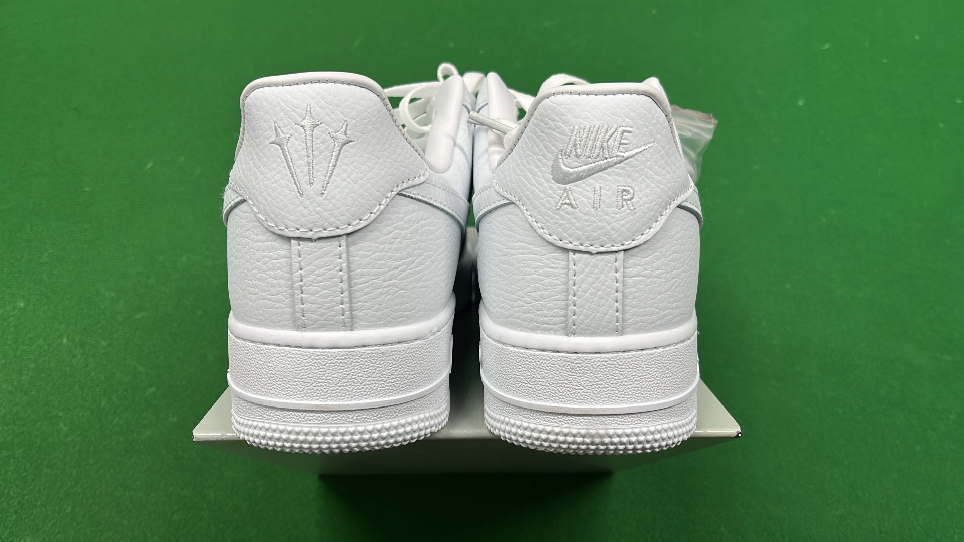 Nike Air Force 1 White Leather Sneakers