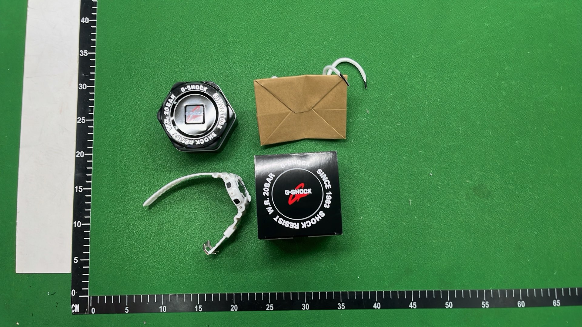 Casio G-Shock GA-110 White Resin Watch with Black Dial