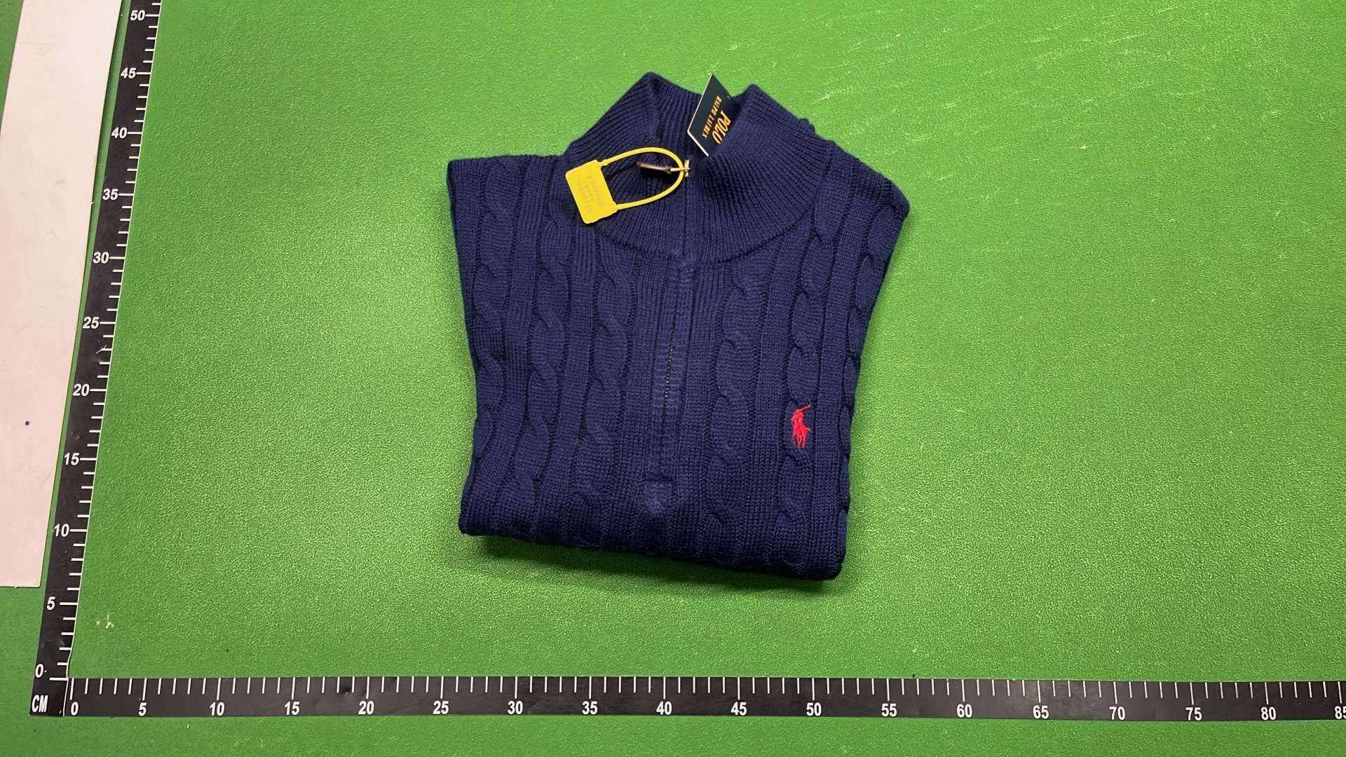 Cable-Knit Quarter-Zip Sweater for Men