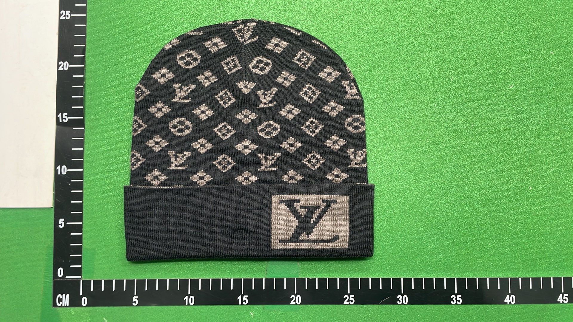 Louis Vuitton Monogram Beanie Hat - Classic Logo Design