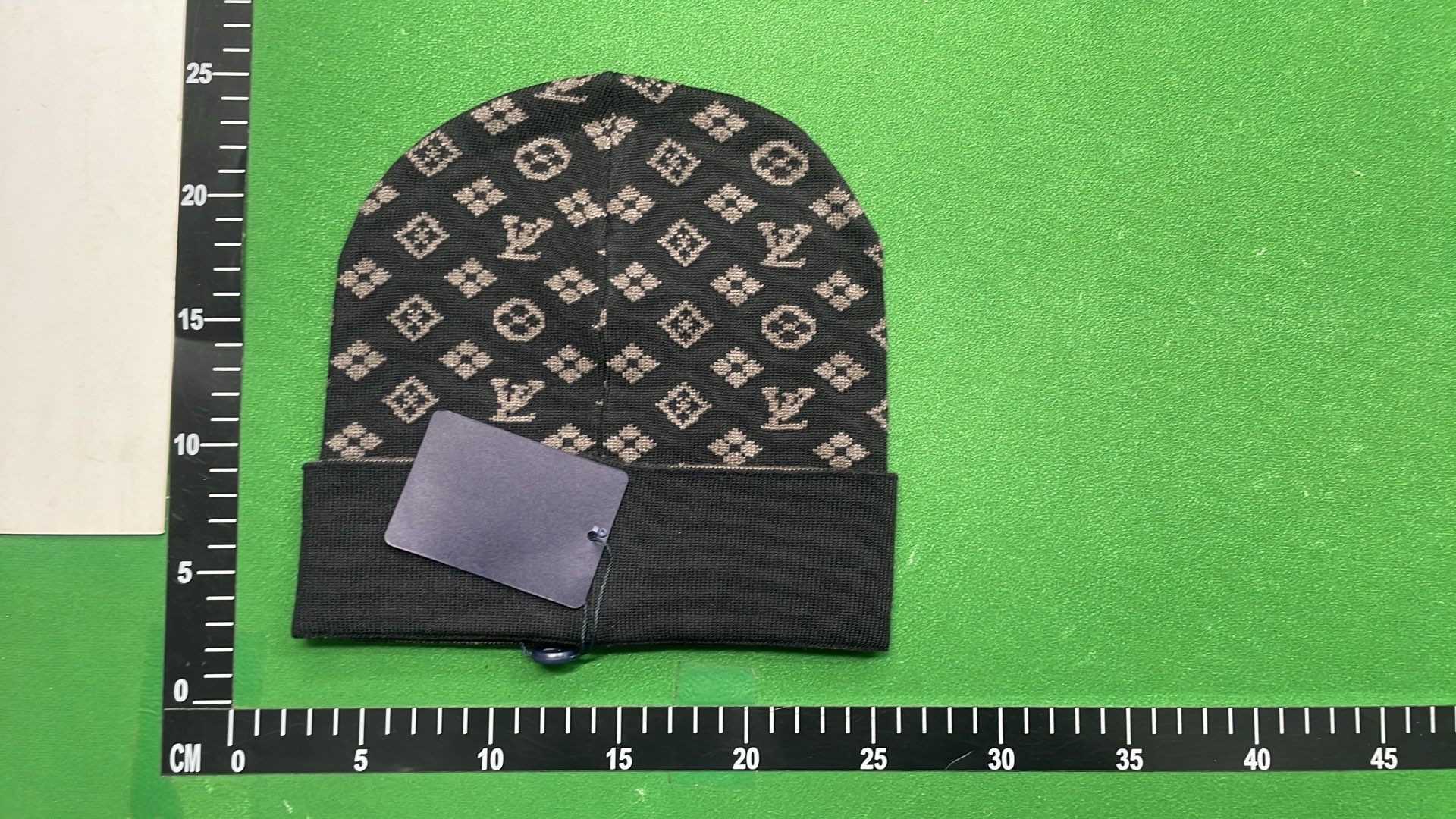 Louis Vuitton Monogram Beanie Hat - Classic Logo Design