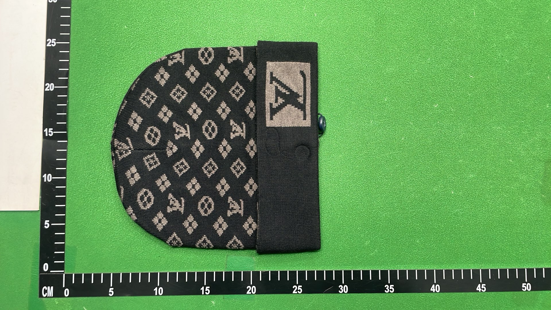 Louis Vuitton Monogram Beanie Hat - Classic Logo Design