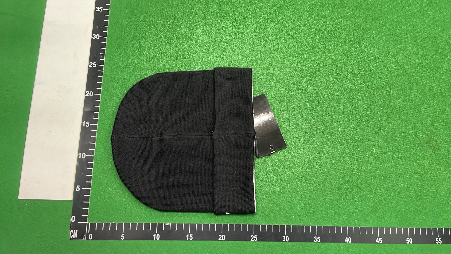 Givenchy Black Beanie Hat with White Logo Knit Cap